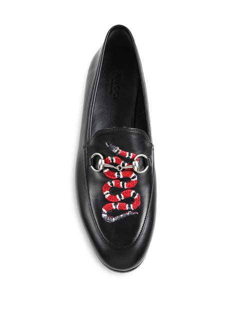 gucci brixton loafer snake|gucci brixton loafers.